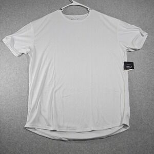 BYLT Ribbed Shirt NEW Short Sleeve 2XL Drop Cut NWT White